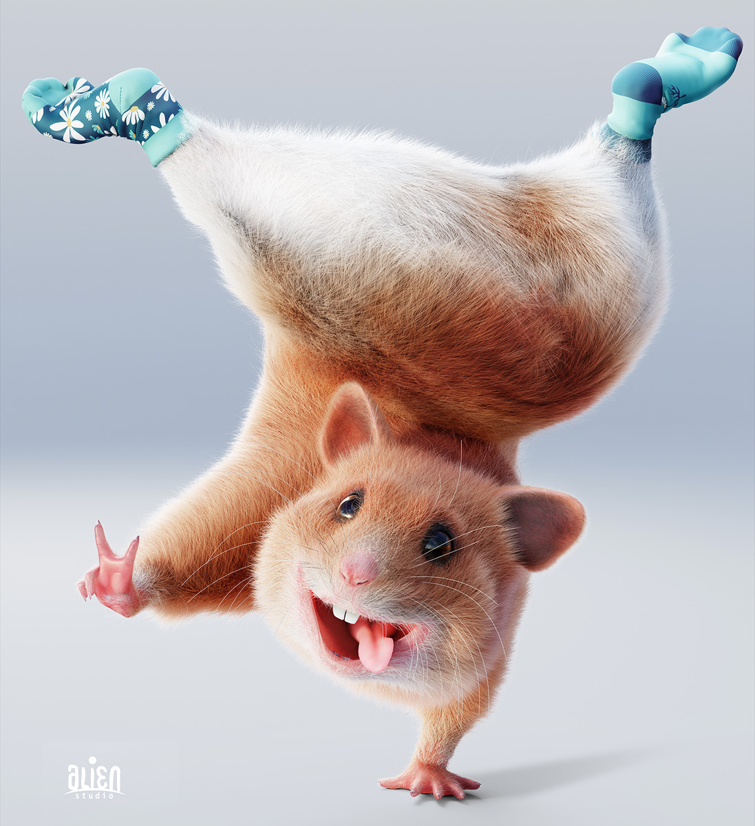 Dedoles 3D Hamster Visual
